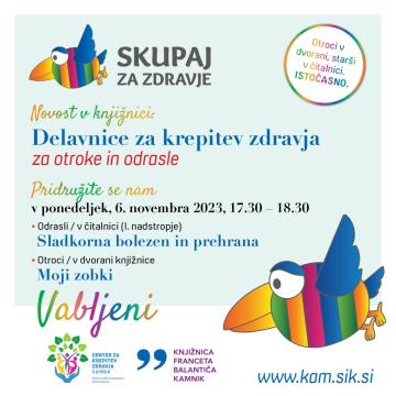 Delavnice za krepitev zdravja za otroke in odrasle v knjižnici (1)